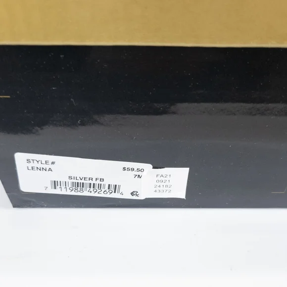 Thalia Sodi Lenna Beaded Heel Pumps Silver -7 - Picture 9 of 9